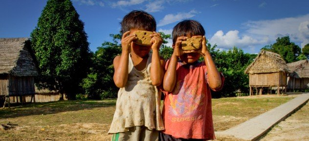 Boys with 'cameras'